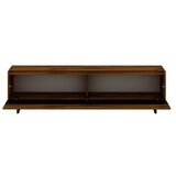 Hanah home tv polica sign black oak