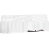  Kavez za piliće 2 pcs Srebrno 600 x 100 x 210 cm Cinkani čelik | shoptok.hr