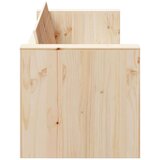  Vrtni kauč Prirodna 185,5 x 60 x 62 cm Čvrsto borovo drvo | shoptok.hr