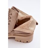 Boto Women's Trapper Boots with Zip Beige Apolosi | ePonuda.com