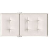 vidaXL Blazina za stol 2 kosa melanž krem 100x50x4 cm blago | Shoptok.si
