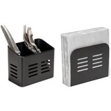 Wenko Metalni držač za pribor i salvete u setu 2 kom Black Outdoor Kitchen Baco – | shoptok.hr