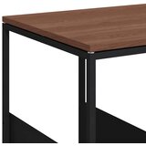  Bočni stolić s kotačima crni 55x36x63,5 cm konstruirano drvo | shoptok.hr