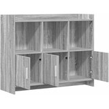  Kreveta Siva Sonoma 98,5 x 33 x 80 cm Konstruirano drvo | Shoptok.si