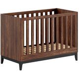 Vipack Dječji krevet u dekoru oraha s podesivom visinom 60x120 cm u tamnoj prirodnoj boji Ilyas – Cijene