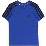 ADIDAS SPORTSWEAR Tehnička sportska majica 'Essentials 3-Stripes' plava / crna