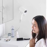YAMAZAKI Črno kovinsko stensko držalo za fen Film Hook – | Shoptok.si