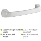Wenko Plastična zidna ručka za kupaonicu Pure – | shoptok.hr