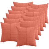  Presvlaka za jastuk 12 pcs ALMELO Crvena narančasta 45 x 45 cm | shoptok.hr