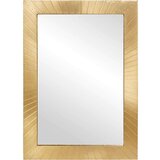 vidaXL Zrcalo za kupaonicu Zidne Crna i zlatna 50 x 2.5 x 70 cm | shoptok.hr