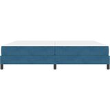  Boxspring krevet s madracem Tamno plava 200 x 200 cm Baršun | shoptok.hr