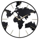 Ambia Home STENSKA URA črna 70 cm | Shoptok.si