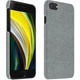 AVIZAR Ovitek iz blaga za iPhone SE 2022, 2020 in iPhone 8, 7, trda zašcita proti udarcem - svetlo siva, (20719757) | Shoptok.si
