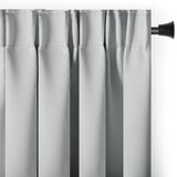 Restilo zasłona BLACKOUT kolor jasny szary szarfa upinająca styl klasyczny taśma materiał blackout 140x175 | shoptok.hr
