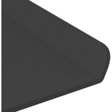  Ležeča polica 4 pcs Črna 80 x 18 x 2,5 cm Jeklo, (5000201069) | Shoptok.si