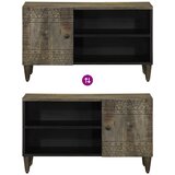 TV ormarić svijetlo sivi 80x31,5x46 cm Puno drvo Mango | shoptok.hr