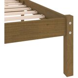  Za krevet od masivne borovine boja meda 200 x 200 cm | shoptok.hr
