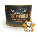 Schesir dog Taste The World Chicken With Paella 150g, Hrana Za Odrasle Pse