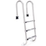 Sport i slobodno vrijeme Bazenska lestev, lestev za bazen s 3 stopnicami, dim.132 x 50 x 26 cm, nerjaveče jeklo | Shoptok.si