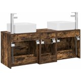  Set ormarića za kupaonicu 3 kom. Dimljeni hrast Smeđa 49,5 x 41 x 63 cm | Shoptok.si