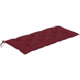  Sklopiva vrtna klupa s jastukom 118 cm od bambusa | shoptok.hr