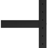  Okvir za radni stol metalni 80 x 57 x 79 cm crno-crveni | Eponuda.com