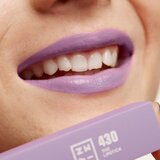 3INA The Lipstick šminka odtenek 430 Cold Purple 4,5 g | Shoptok.si