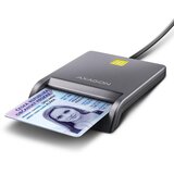 Axagon MEM CR USB 2.0 CRE-SM3T Smart Card FlatReader, AXA | shoptok.hr