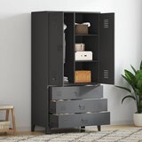  Ormar antracit 90 x 50 x 180 cm metalni | shoptok.hr