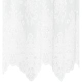  Čipkasta zavjesa sa zavjesama Bijelo 200 x 900 cm Poliester | shoptok.hr