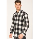 Dewberry G729 MEN'S PLAID SHIRT-BLACK | Shoptok.si