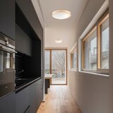  stropna svetiljka natural slim 2xE27/60W/230V, prečnika 37 cm, u dekoru borovine | Eponuda.com