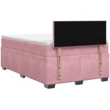  Krevet s box springom, madracem i LED-om Ružičasta 120 x 200 cm | shoptok.hr