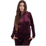 Juicy Couture Ženski duks sa kapuljačom Robertson, Bordo Cene