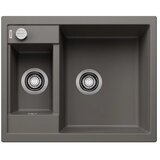 Blanco sudoper METRA 6 SILGRANIT VULKAN SIVA, BEZ PRIBORA, s dalj. upr. | shoptok.hr