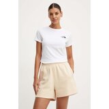 The North Face pamučna majica w s/s redbox slim tee za žene, boja: bijela, NF0A87NMFN41