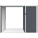  Vrtno spremište za drva antracit 245x98x159 cm pocinčani čelik | shoptok.hr