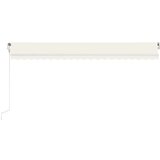  Avtomatska tenda LED + senzor 500x350 cm krem, (20728777) | Shoptok.si