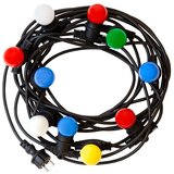 Spectrum spoljna rasveta za dvoriste crna 10XE27 5M IP65 garland | ePonuda.com