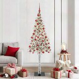  Božićno drvce s 300 LED svjetlima Bijelo 180 cm PE i čelik | shoptok.hr
