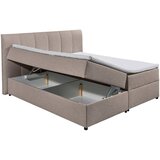 MID.YOU POSTELJA BOXSPRING 180 cm x 200 cm , tekstil umazano rjava | Shoptok.si