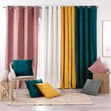 Douceur d intérieur Bijela zavjesa od samta 140x260 cm Velouriane – | shoptok.hr