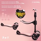 Sun Baby 3u1 dječji romobil Flash roza | shoptok.hr