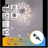 Aigostar LED spoljašnji božićni niz 150xLED/8 funkcija 18m IP44 topla/hladna bela | Eponuda.com