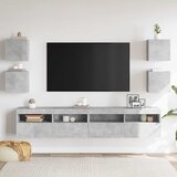  Zidni TV ormarići 4 kom siva boja betona 30,5 x 30 x 30 cm | Eponuda.com
