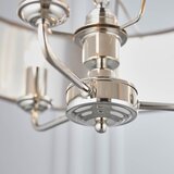  Endon 94377 - Luster na lancu HIGHCLERE 3xE14/40W/230V siv/sjajni hrom | Eponuda.com