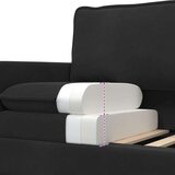  Set sofe 2 pcs Crna Baršun | shoptok.hr