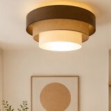  plafonsko svetlo wenta 1xE27/60W/230V, prečnik 50 cm, smeđa/juta/bež | Eponuda.com