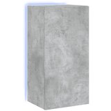 Maison Chic Stenska TV omarica - TV stojalo - Televizijska omarica z LED lučkami betonsko siva 40,5x35x80 cm, (21699603) Cene