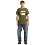 G-star Raw Majice s kratkimi rokavi D26833 D101 SPRAY G LOGO R T Zelena | Shoptok.si